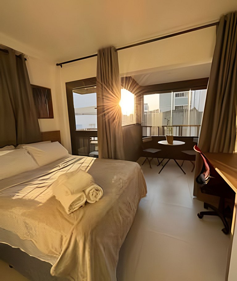 Studio Panorâmico- 1Q da Av. Paulista /R. Pamplona