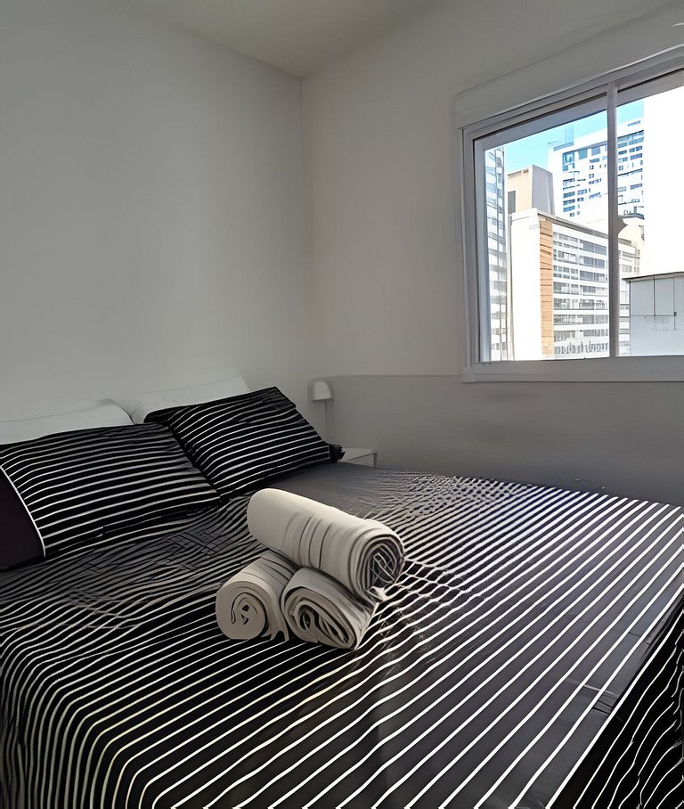 Apto 1 dorm. Completo na Bela Vista 250m do metro