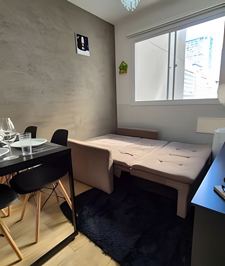 Apto 1 dorm. Completo na Bela Vista 250m do metro