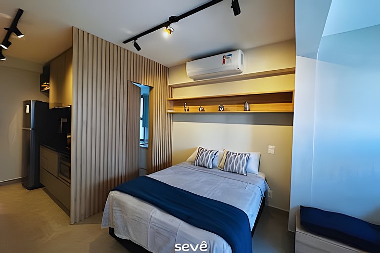 Metrô Vila Madalena - Studio - Cama de Casal