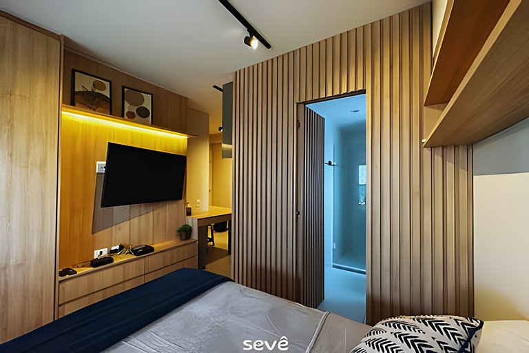Metrô Vila Madalena - Studio - Cama de Casal