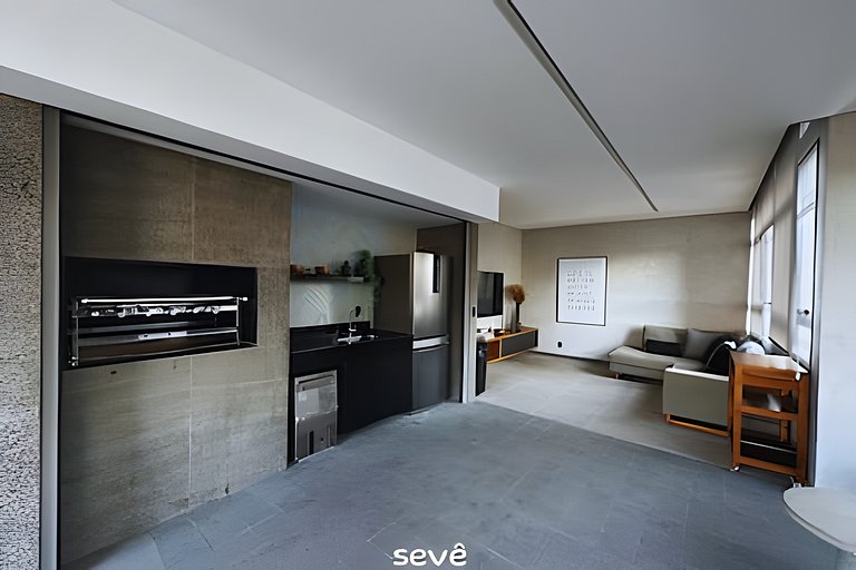 Metrô Vila Madalena - Studio - Cama de Casal