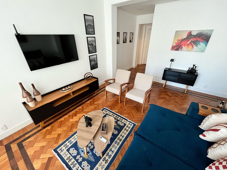 Lindo Apartamento - 200m do Posto 2 Copacabana
