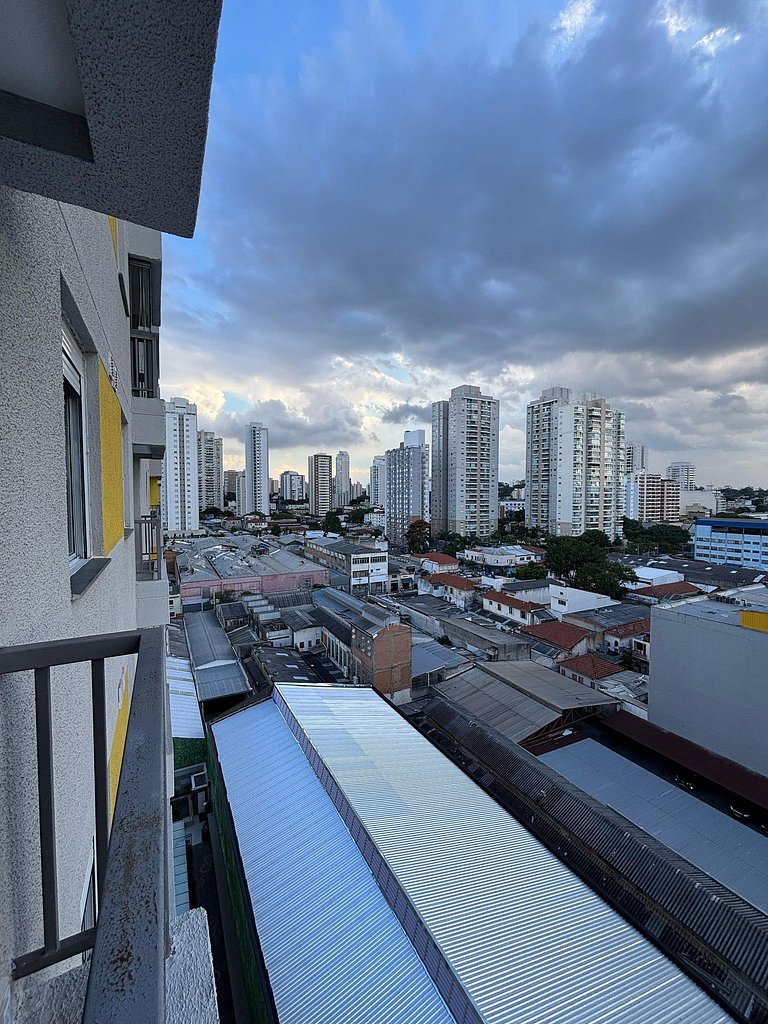 Studio com Conforto, Estilo e Vista Incrível