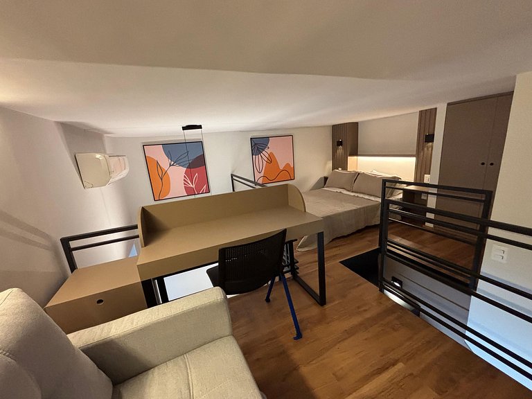 Duplex incrível c/ vista em andar alto - Pinheiros