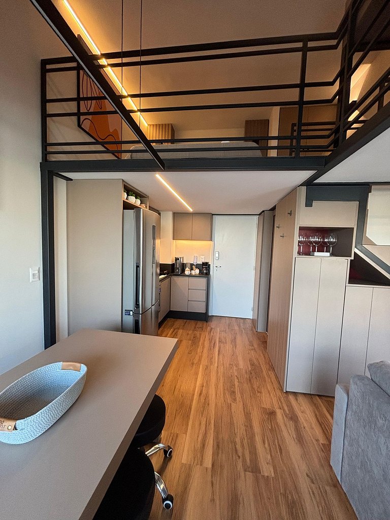 Duplex incrível c/ vista em andar alto - Pinheiros